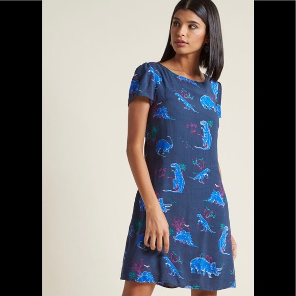Modcloth Dresses & Skirts - NWOT ModCloth Always On The Way Dinosaur Dress